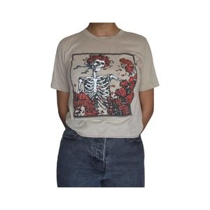 Grateful Dead Bertha Roses Band Merch  T-Shirt